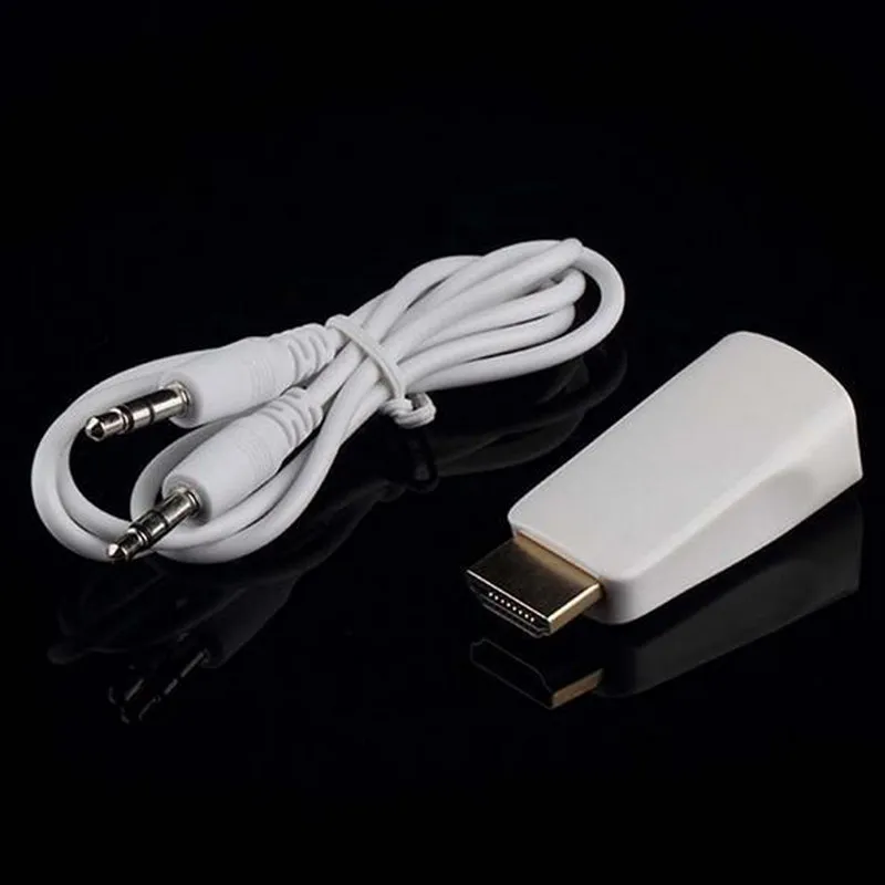 Адаптер hdmi-vga для мужчин и женщин HDMI mini/micro-Преобразование HDMI Разъем 1080 P для планшета ноутбука HDTV DVD с аудио кабелем