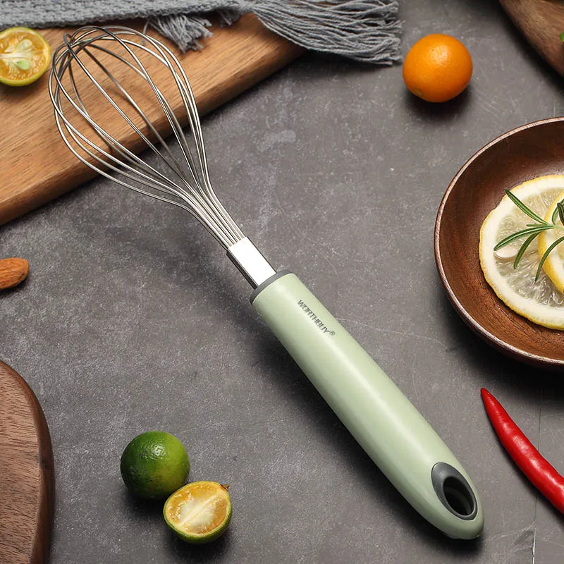 Egg Beater WORTHBUY приспособление для взбивания яиц из нержавеющей стали ручной миксер с пластиковой ручкой кухонные аксессуары инструменты для приготовления яиц крем мешалка для яиц - Цвет: Egg Beater