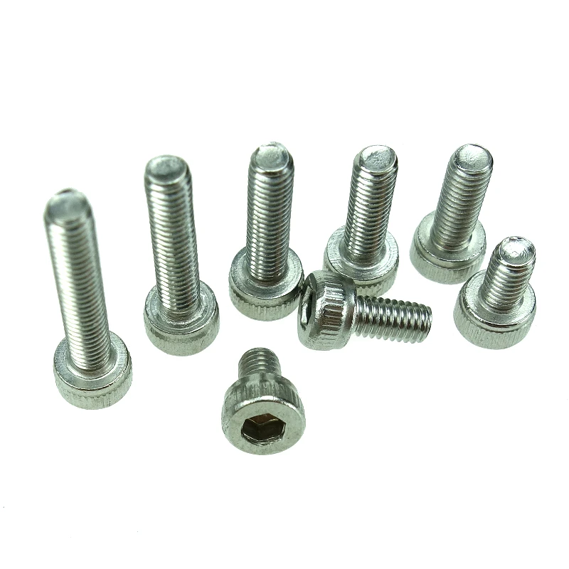 M1.4/M1.6 M2/M2.5M3/M4/M5 DIN912 304 Винты с шестигранной головкой из нержавеющей стали