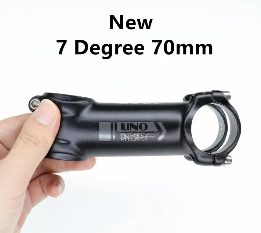 NEW 7 degree 70mm UNO 7 велосипедный стержень Kalloy ultralight-7 17 градусов MTB Alu 7050 31,8 мм 60 70 мм 80 мм 90 мм 100 110 120 130 мм велосипедный стержень king alloy - Цвет: NEW 7 degree 70mm