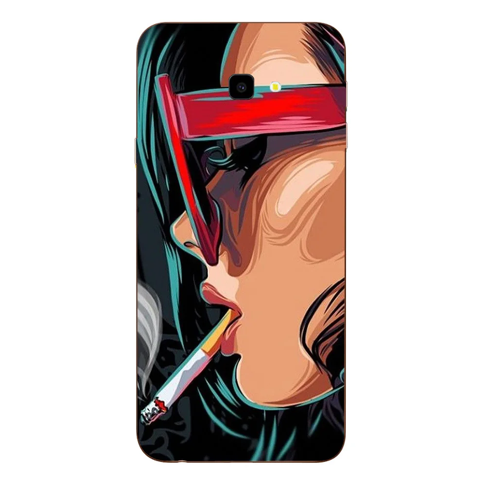 Чехол для телефона Samsung Galaxy J4 Plus мягкий силиконовый чехол из ТПУ защитный с