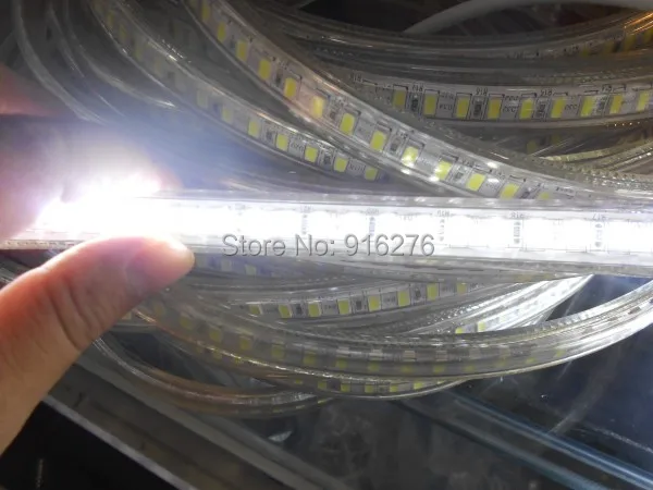 Светодиодная лента гибкая с регулируемой яркостью 220 240 в 120 светодиодов/м 5630 SMD