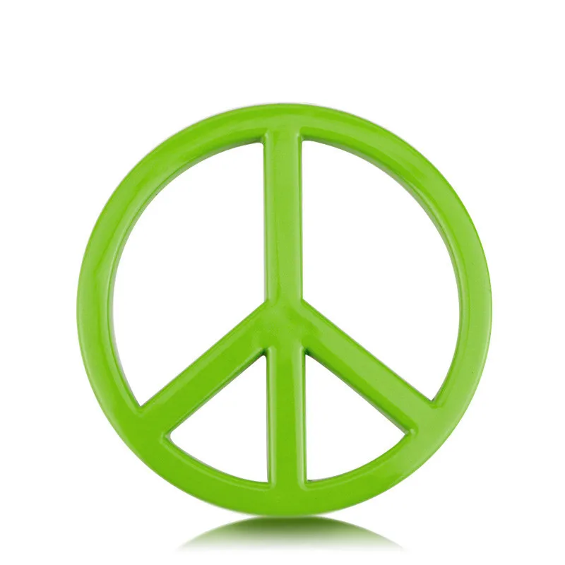 Peace металлическая наклейка на заказ текст персонализированные стерео письмо