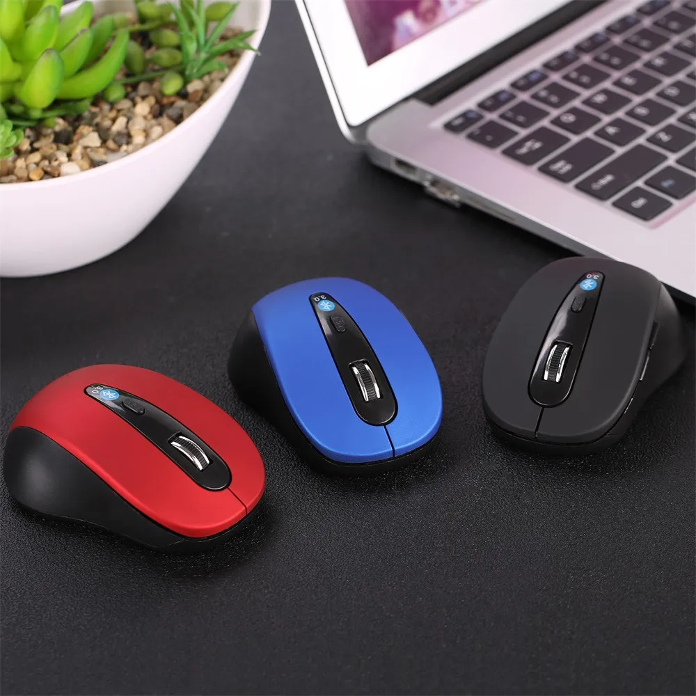 Беспроводная мини Bluetooth 3 0 оптическая мышь геймер с USB Приемником Mause для ПК