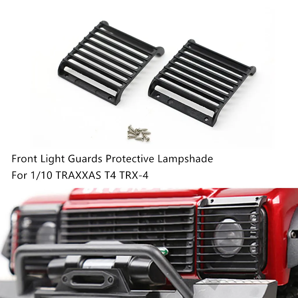 Model Parts Front Light Shield Grille Protection Shade is 1/10 TRAXXAS T4 TRX-4 RC L0619 | Игрушки и хобби