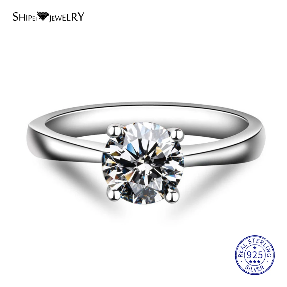 Женский комплект украшений Shipei ювелирное изделие из 100% серебра 925 пробы с белым