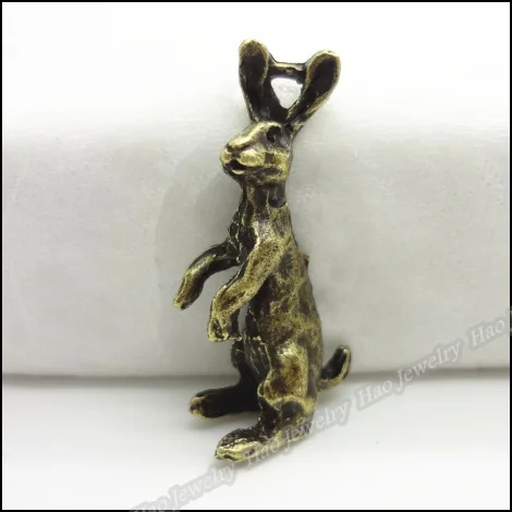 30 шт. винтажные подвески в виде кролика|necklace coral|jewelry displayjewelry choker necklace |