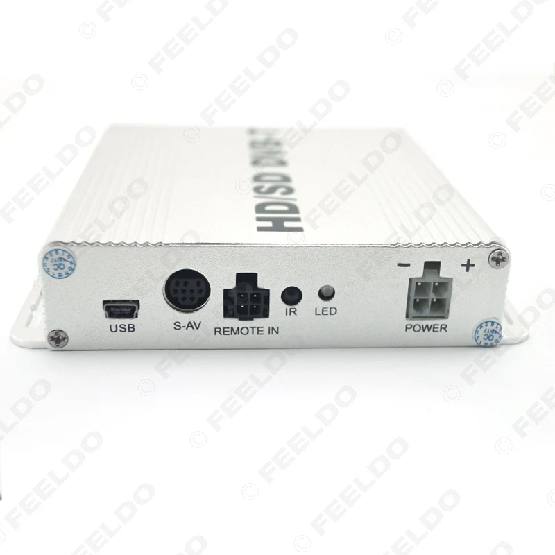 FEELDO цифровой двойной тюнер для автомобиля HD H.264 MPEG 4 HD/SD различные каналы DVB T