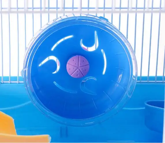 Двухслойная клетка для хомяка роскошная вилла пещера домашних животных