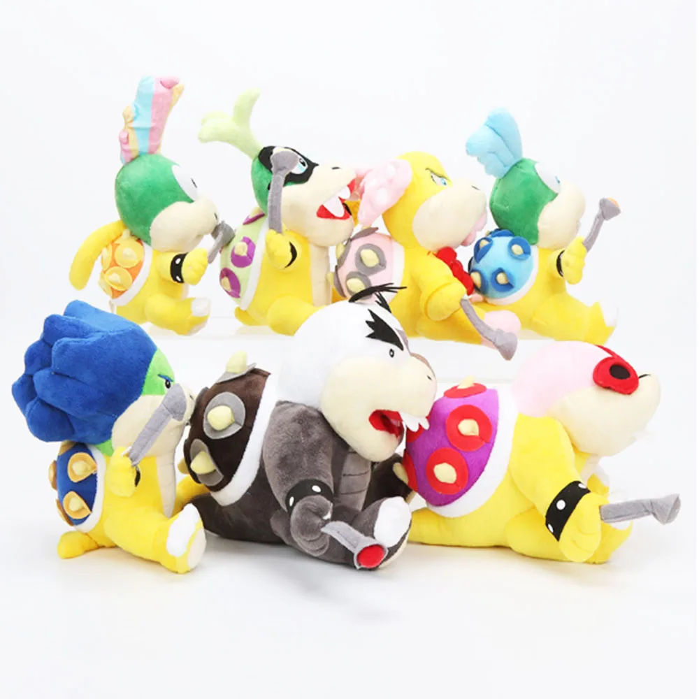 7 в 1! Плюшевая игрушка виде Марио 3D Land Bone Kuba Dragon Dark Bowser мягкие плюшевые куклы с