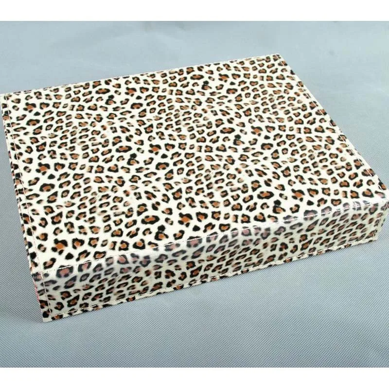 

PU Waterproof Jewelry Sunglasses Display Frames Glasses Boxes Display Box Leopard Glasses Boxes Wholesale