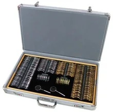 

Trail Lens Case Metal Golden Rim JSDL-266