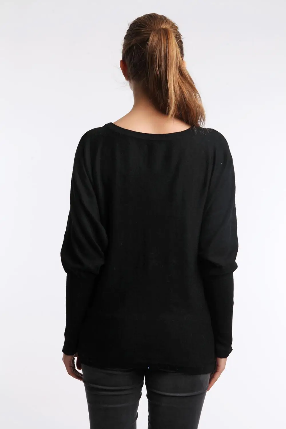 214High Quality More colors Autumn Winter 2014 NEW European Style Women Fashion Outwear Pullovers Knitted Cashmere Sweater XXXL |