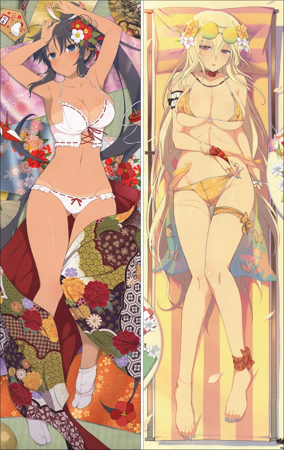 MMF Senran Kagura ikaruga аниме персонажи сексуальная девушка АСУКА и гомура наволочка Ikaruga &