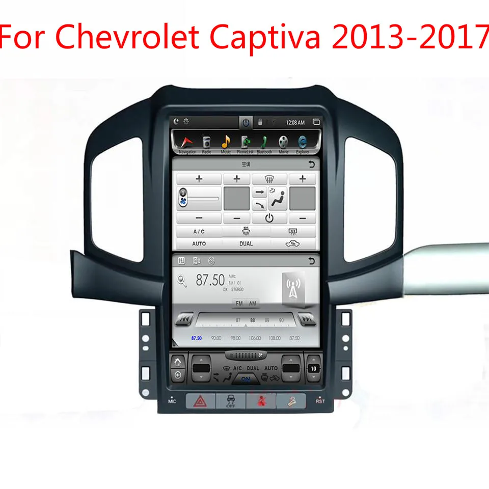 Wekeao Innovaticve 13 6 &quotавто мультимедиа радио плеер для Chevrolet Captiva Поддержка gps