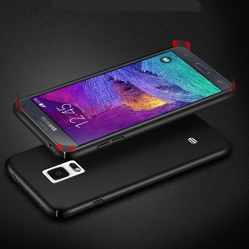 For Phone Case Samsung Galaxy Note 4 Cover Ultra-thin Smooth Back Protection Plastic N9100 |