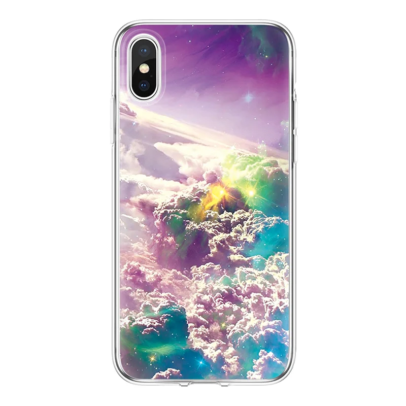 Чехол для iPhone 7 Plus 4S 5 5S SE 6 S 8 Fundas мягкий чехол 7plus plus X XR Paradise TPU Xs Max |