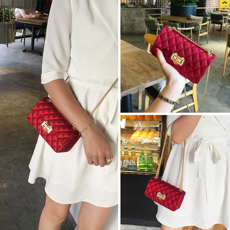 2019 Женская мини-сумка на плечо из искусственной кожи женские стеганые сумки