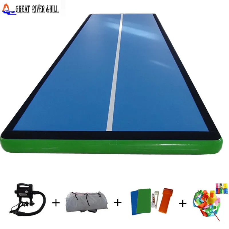 

2017 new Great River Hill inflatable gym mats 5m X2m X0.2m fitness mats for sale