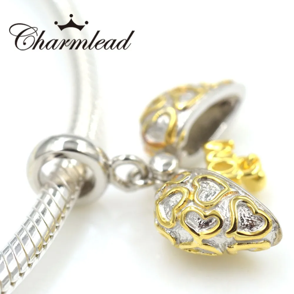 Подходит для браслета в европейском стиле Подлинная подвеска с подвеской виде