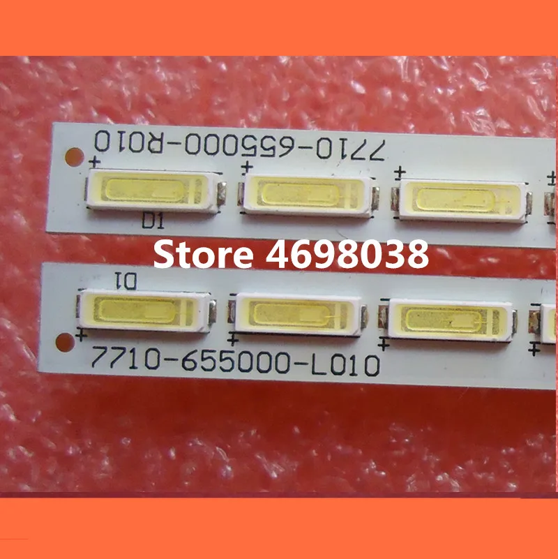 2 шт./лот светодиодная подсветка экрана 55K1T LT-20131005A 7710-655000-L010 (R010) 1 шт. = 72led 607 мм |