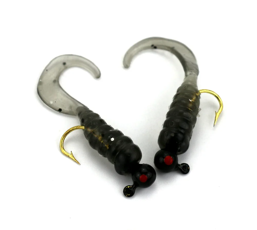 HENGJIA 7 шт. рыболовные приманки для джиггинга мягкие морского окуня круглые