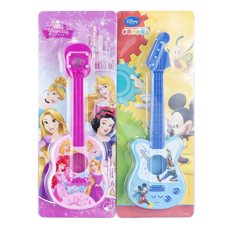 

Disney Mickey Mouse& Princess 4 String Toys Mini Guitar Kids Musical Instrument Educational Toy Children'S Intellectual Toys