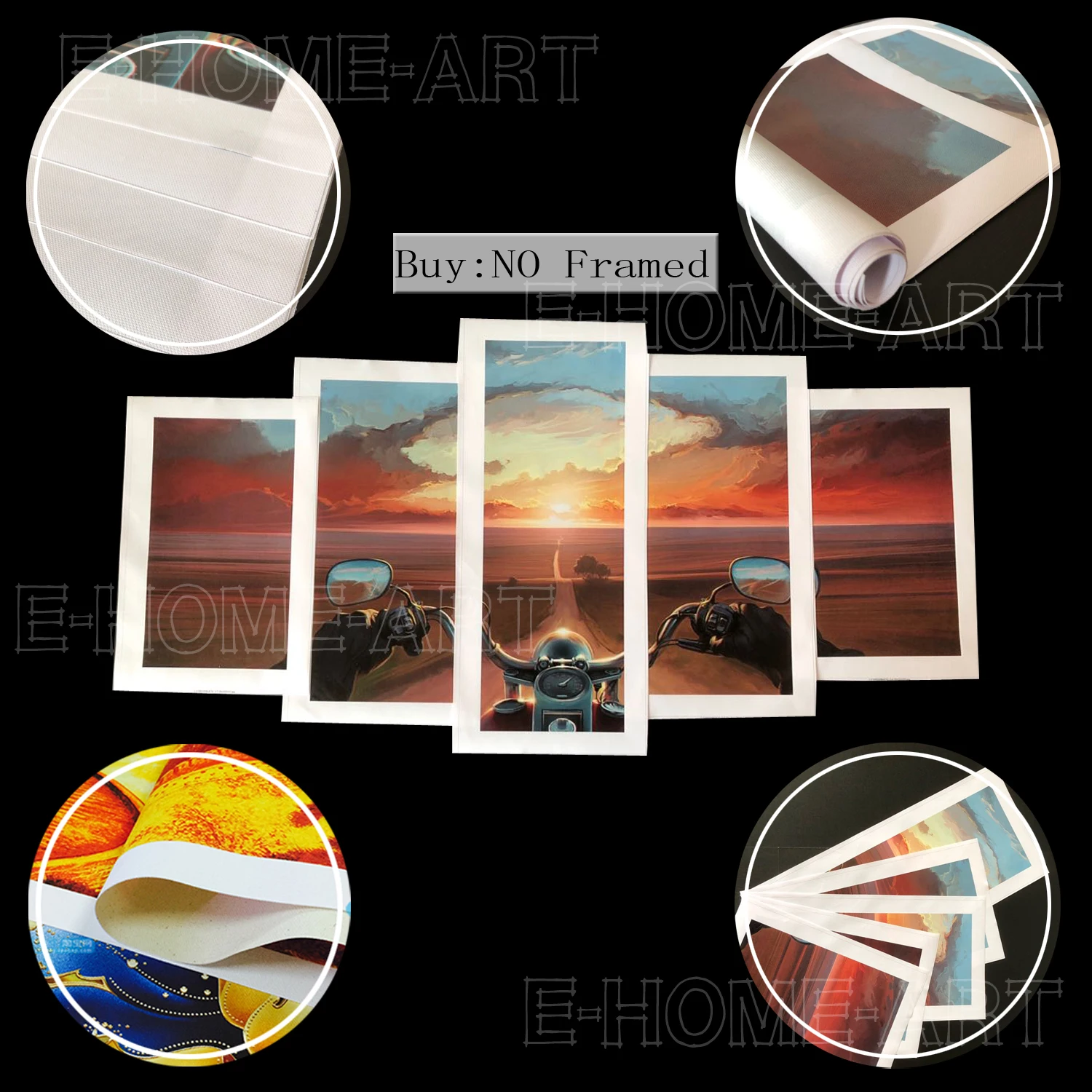 Прямая поставка красочные настенные картины настенная живопись холст печать