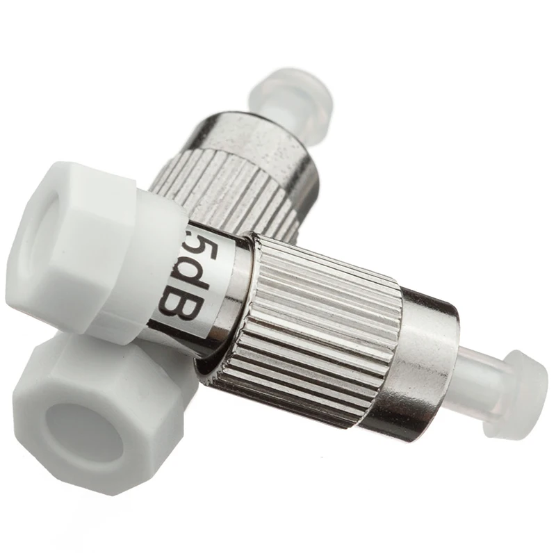 10pcs FC UPC fiber FM attenuator female to male plug type 0db 1dB 2db 3db 5dB 7dB ftth optical attenuator Free Shipping ELINK