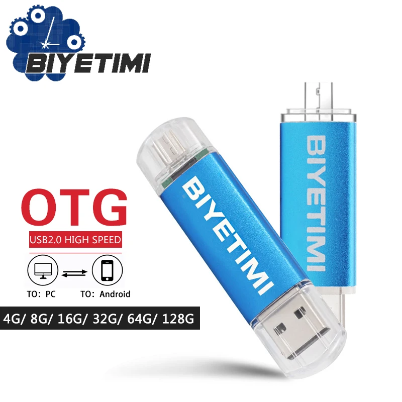 Новинка 2019 высокоскоростной флеш накопитель Biyetimi USB OTG 8 ГБ 16 32 ГБ|USB