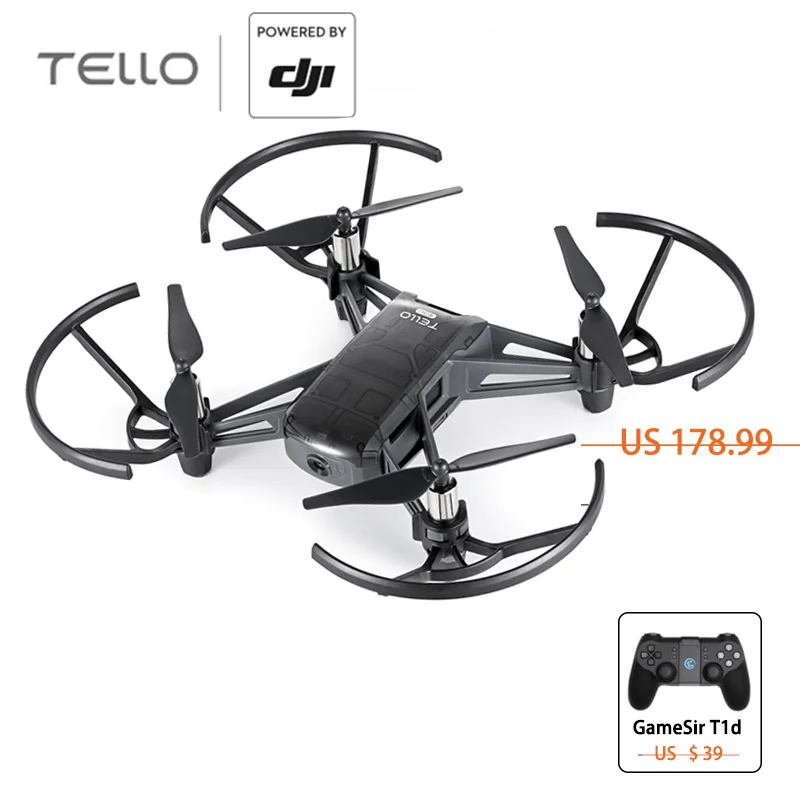 DJI Tello EDU GameSir T1d контроллер DJI мини Дрон RC Квадрокоптер с камерой 720 P FPV Дрон выполнять летающие трюки - Цвет: Tello Controlle