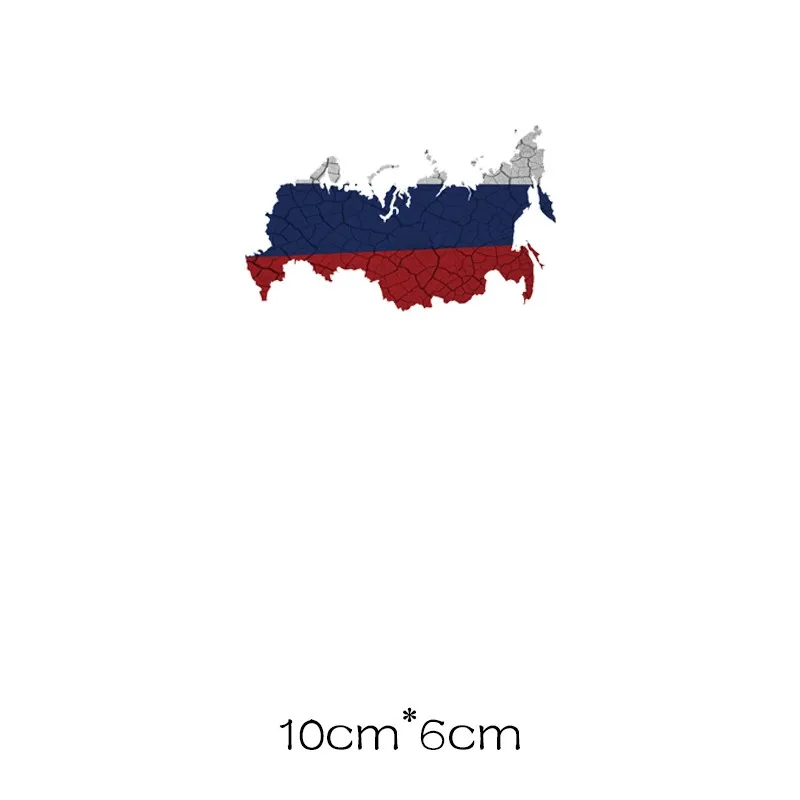 Российский флаг патч применения одного заплаты полоски на одежде наклейки