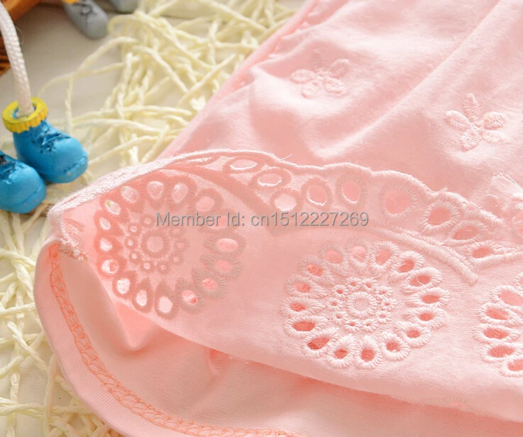 Free shipping Summer Kids Clothing New Style Girls Dress Hollow flouncing Baby T-Shirt 4 colors | Детская одежда и обувь
