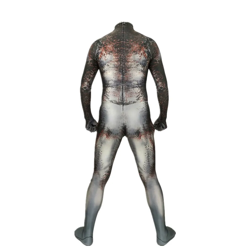 High Quality Predator Cosplay Costume With 3D Print Basic Suit Halloween Carnival Jumpsuits for adult kids |
