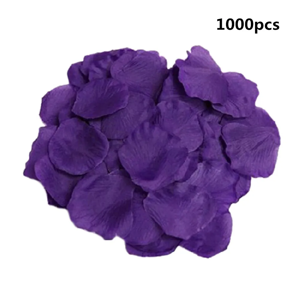 as shown PIXNOR 1000 шт шелковые лепестки роз украшения для свадебной вечеринки Petalos De Rosa De Boda цветочные лепестки искусственный цветок - Цвет: as shown