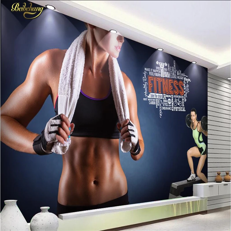 Фотообои beibehang на заказ настенные фрески 3D наклейки для фитнеса места