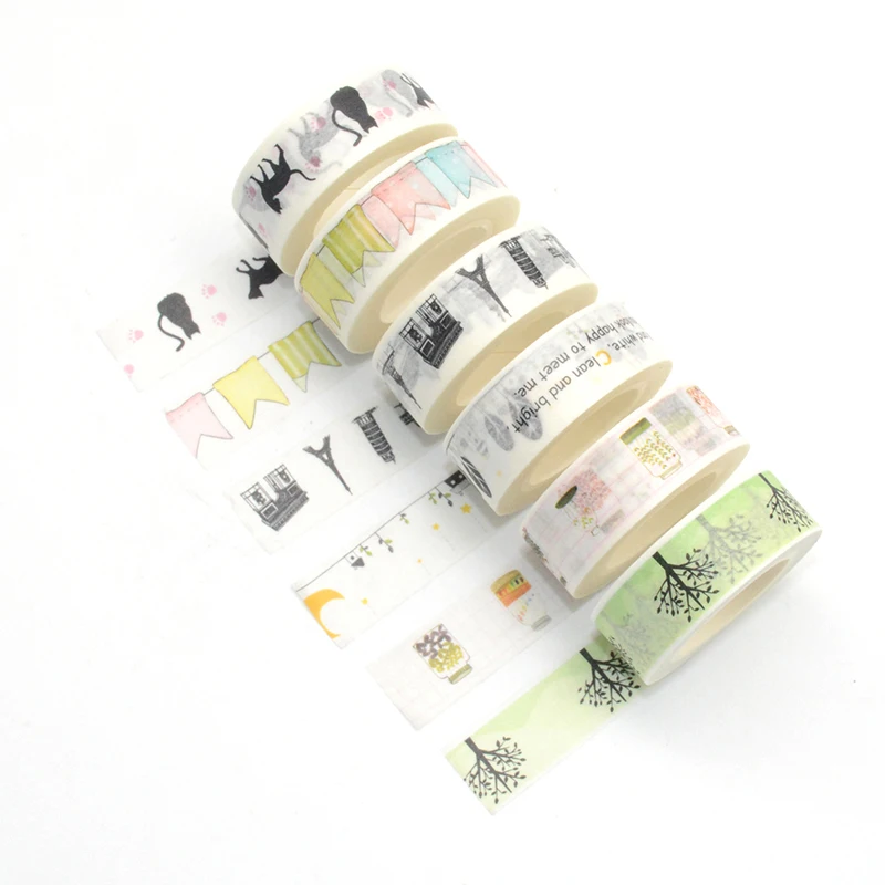 Васи лента с животными 10 м наклейки для стикеров скрапбукинга ФИТА адесива косас