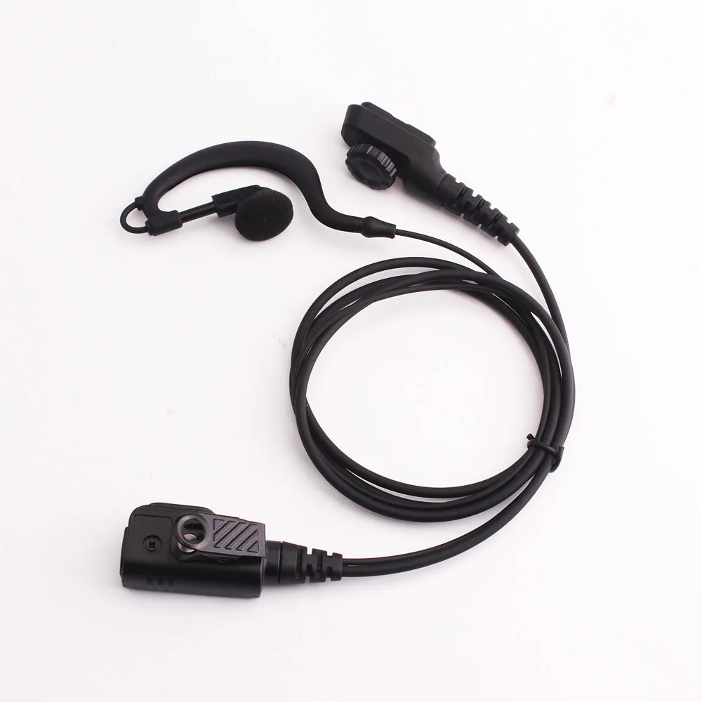 G Форма крючком гарнитура Mic PTT для HYT Hytera PD780 PD780G PD785 PD782 PD700 PD702 двухстороннее радио
