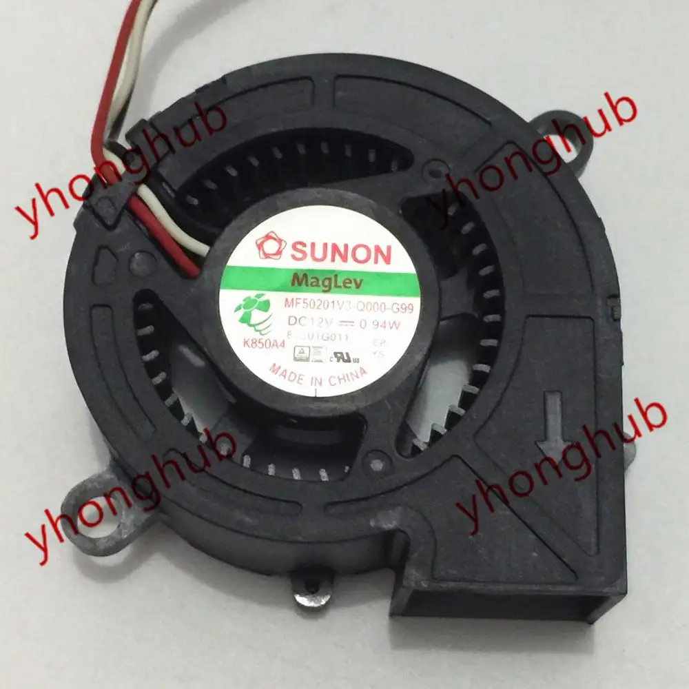 SUNON MF50201V3 Q000 G99 DC 12V 0 9 W 50x50x20mm вентилятор охлаждения сервера|blower fan|12v dc blower fanserver fan |