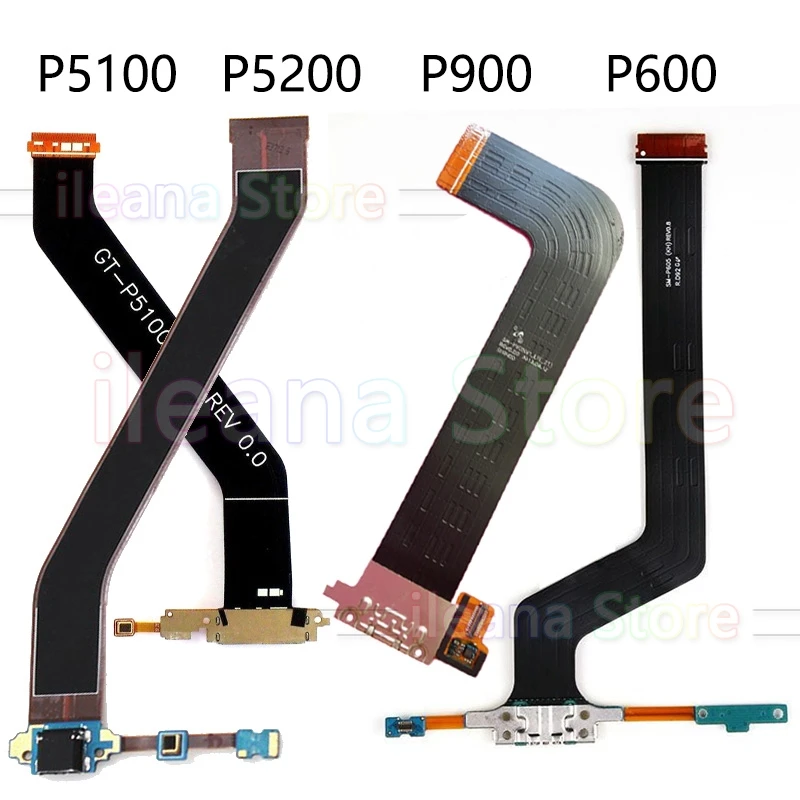 

For Samsung Galaxy Tablet Tab 2 P5100 3 P5200 P5210 Note PRO P900 P600 USB Dock Connector Port Charger Charging Flex Cable Mic