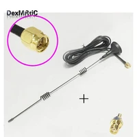 3g antenna 5dbi 800 2170 mhz magnetic base 3m extension cable sma male sma female switch crc9 male rf coax adapter convertor