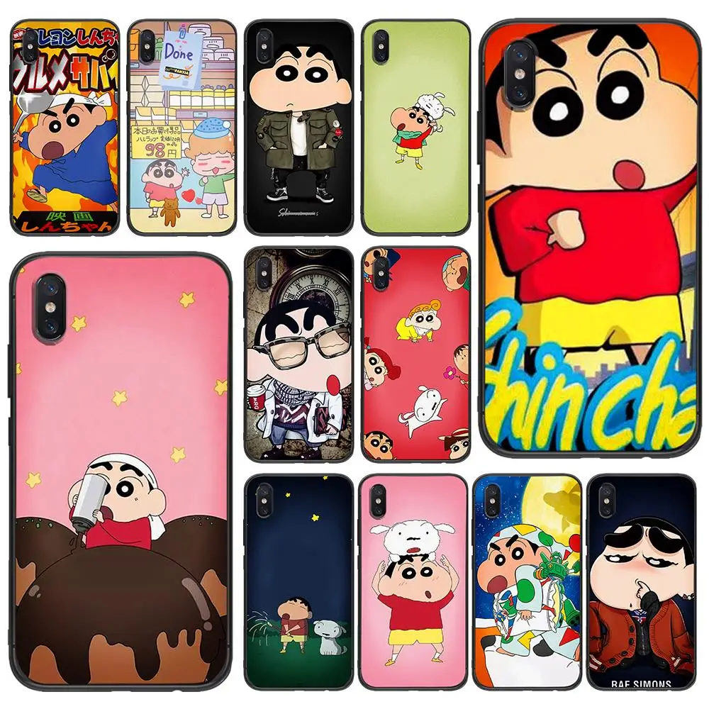 Мягкий ТПУ чехол Crayon Shin для Xiaomi Redmi Mi6 8 9 A1 A2 F1 Plus 5/5 M8 Lite силиконовый задней панели