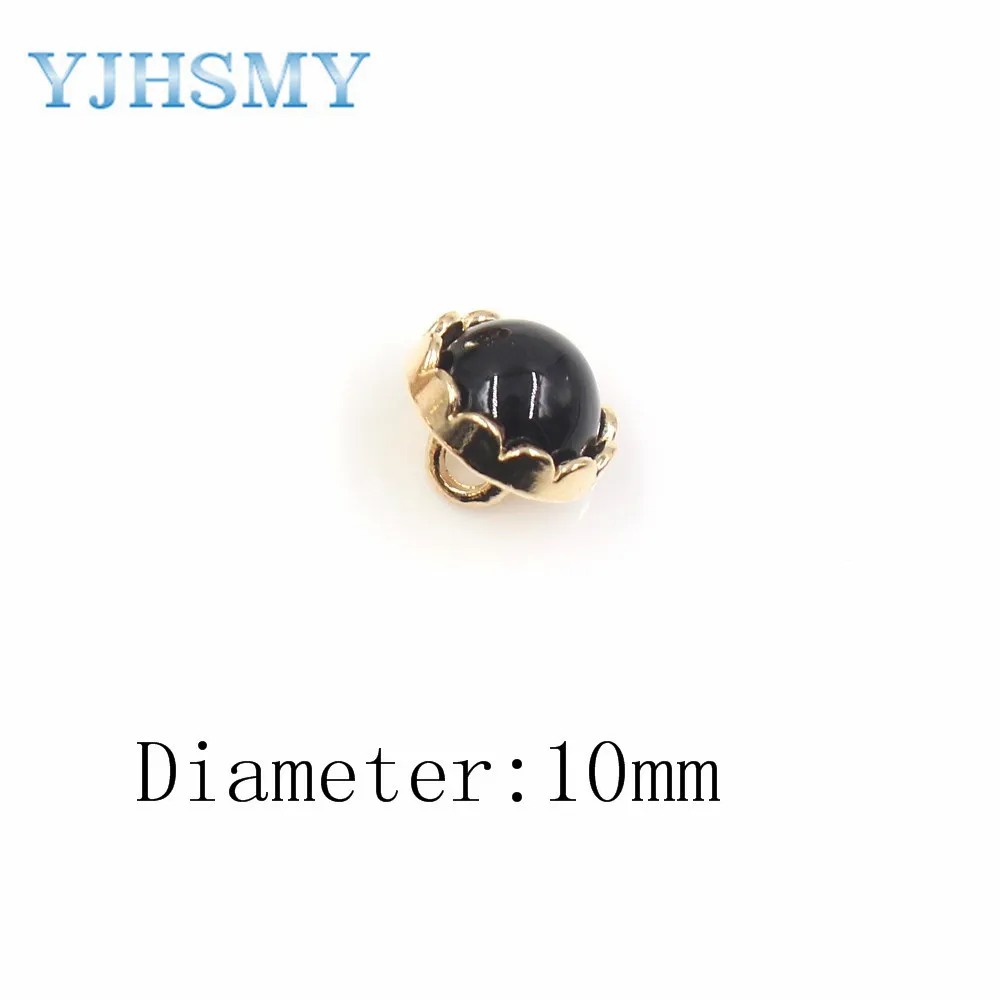 YJHSMY A-181119-446 10 шт./лот мм высококачественные классические черные цветочные