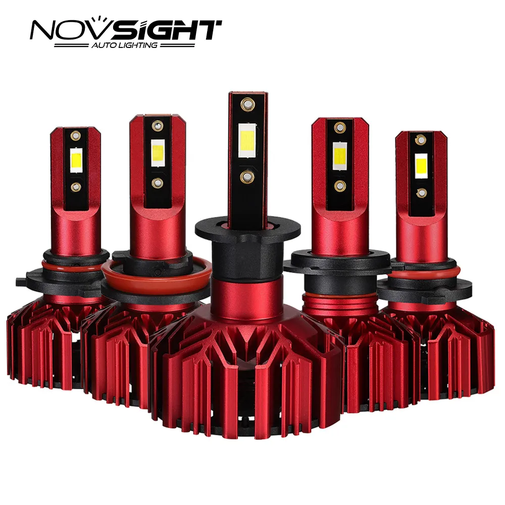 NOVSIGHT H4 H7 H11 H1 H3 H8 H9 9005 9006 автомобиля светодиодный лампы для передних фар (Подол