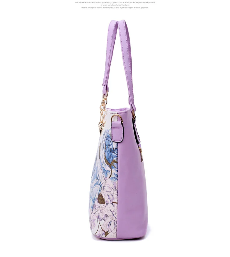 MIWIND New Women Handbag PU Leather Female Bags Fashion Shoulder Bag High Quality 6-Piece Set Designer Brand Bolsa Feminina