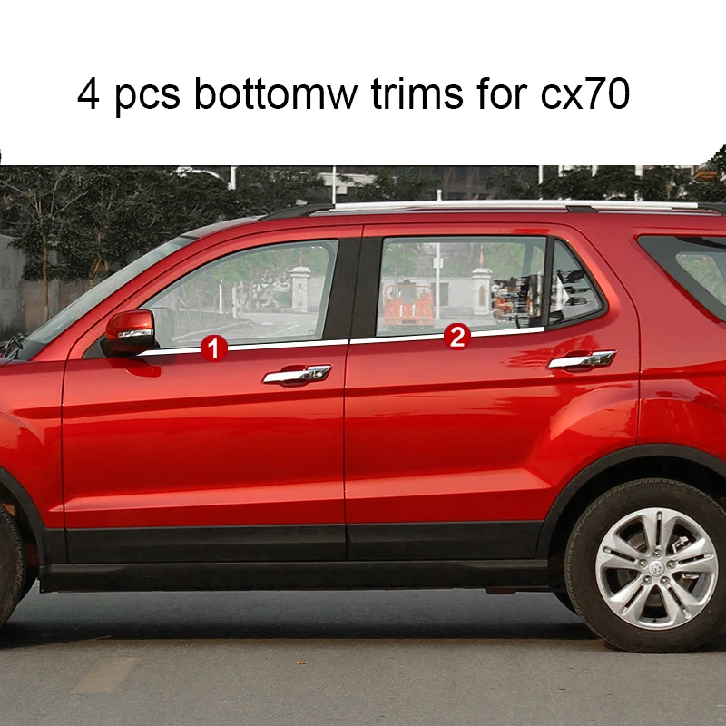 Lsrtw2017 304 нержавеющая сталь автомобильные окна для changan cx70 2016 2017 2018 | Автомобили и