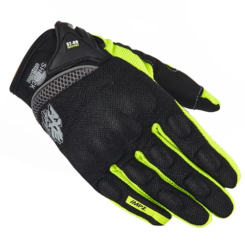Мотоциклетные Перчатки Лето Guantes de la motocicleta перчатки полный палец мотоцикл Luvas экран сенсорный Велоспорт Гонки Спорт Защита - Цвет: 10Green
