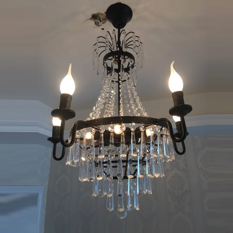 Современная Люстра для гостиной столовой в американском стиле ретро ресторан