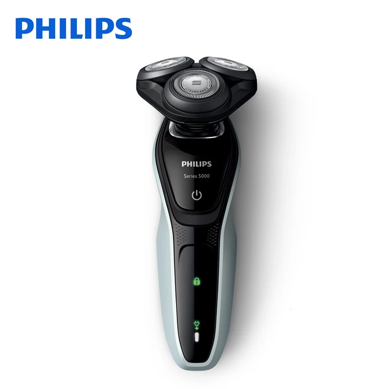 Philips-S5080 Philips электробритва S5080 роторная перезаряжаемая моющаяся Влажная и сухая электрическая бритва с 3D плавающими головками для мужчин - Цвет: Philips-S5080