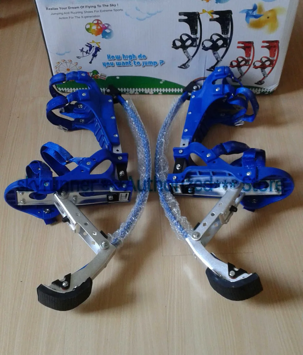 Skyrunner (Вес: 88 ~ фунтов/40 60 кг) синий ходули для прыжков/Обувь прыжков/Летающая